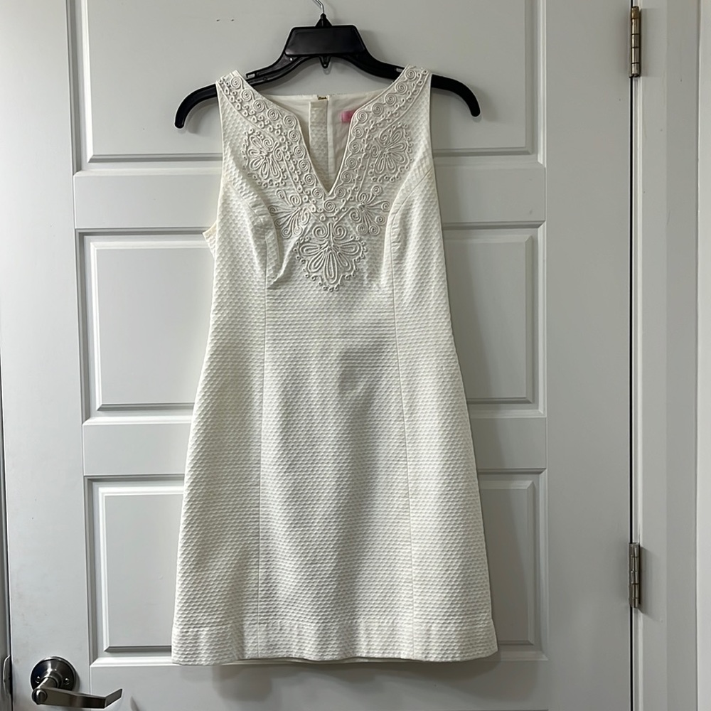 Lilly Pulitzer Gabby Shift Dress in Resort White size 0